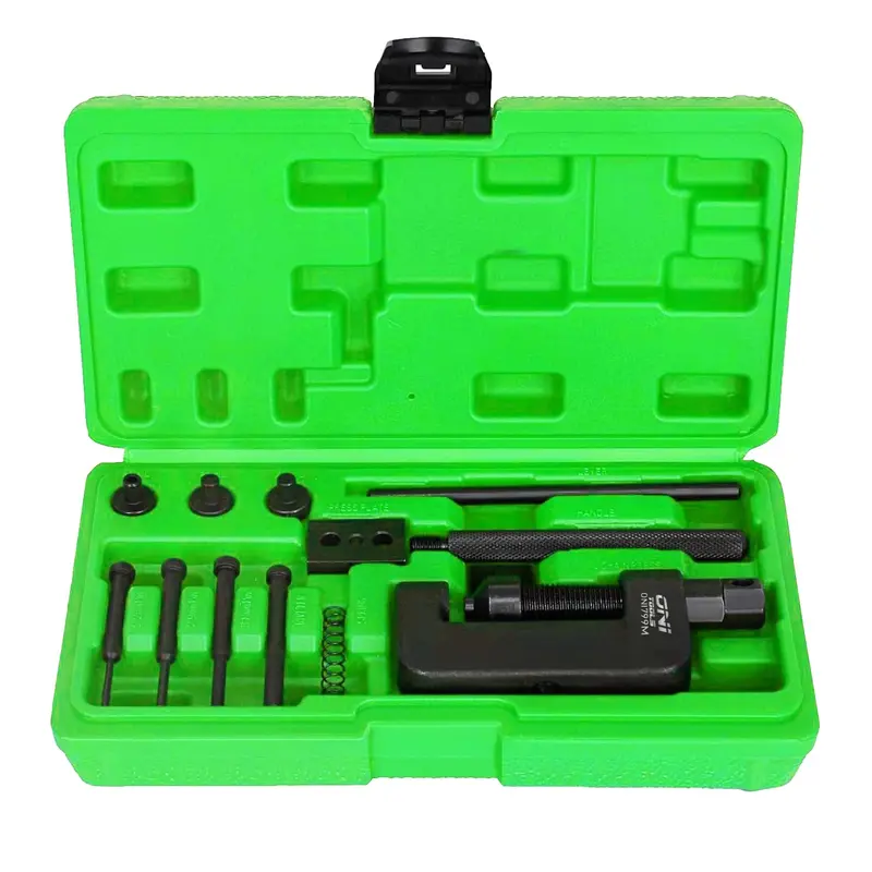 08-0058, 8982, Tec7034 Chain Breaker & Riveting Tool Kit For #35–#630 Drive & Cam Chains (420–630, 520–530) Alt 1