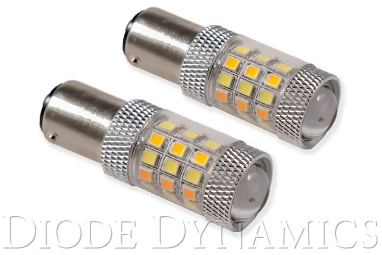 1157 Led Bulb Hp24 Dual-Color Led Cool White Pair Diode Dynamics 1