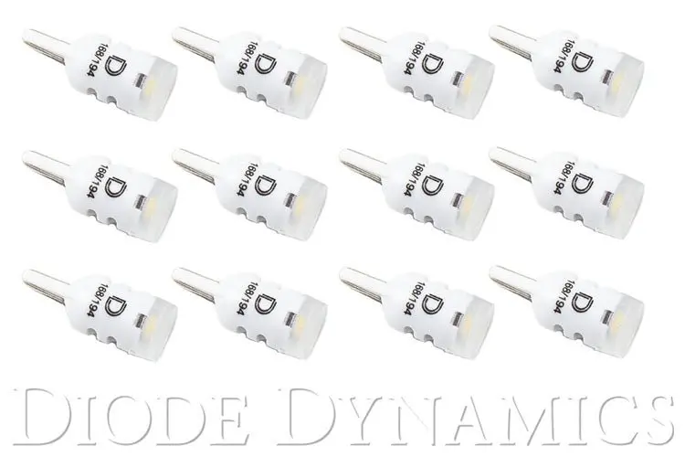 194 Led Bulb Hp3 Led Cool White Set Of 12 Diode Dynamics 1