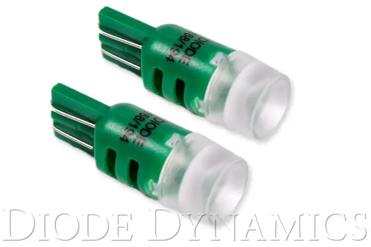 194 Led Bulb Hp3 Led Green Pair Diode Dynamics 1
