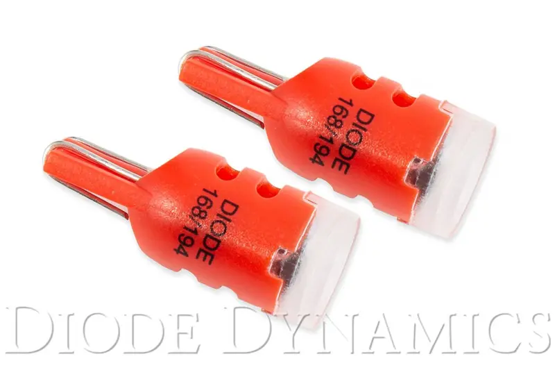 194 Led Bulb Hp3 Led Red Short Pair Diode Dynamics 1