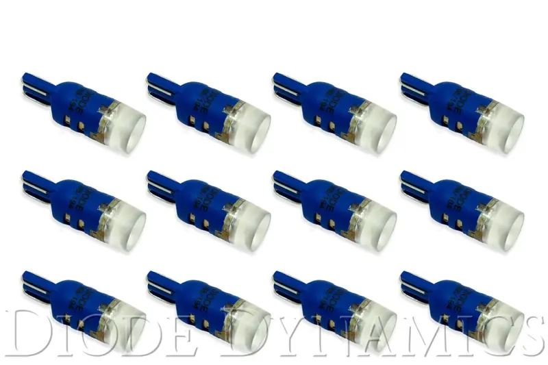 194 Led Bulb Hp5 Led Blue Set Of 12 Diode Dynamics 1