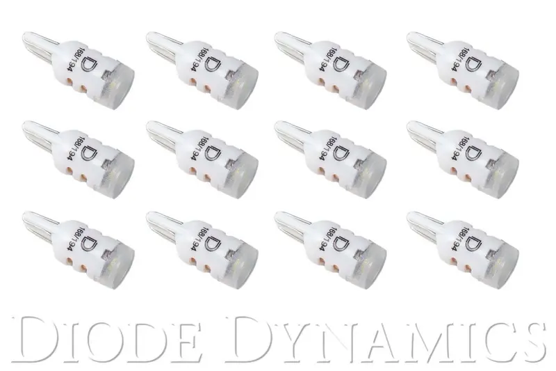 194 Led Bulb Hp5 Led Pure White Set Of 12 Diode Dynamics 1