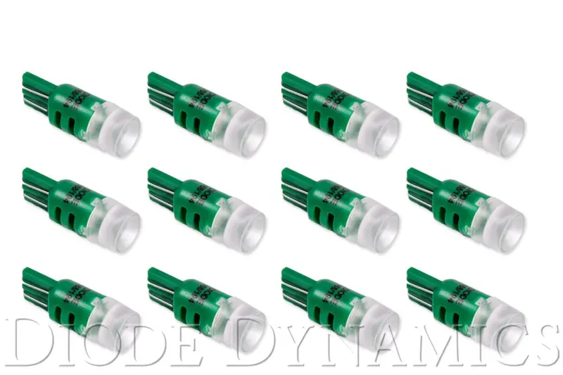 194 Led Bulb Hphp3 Led Green Set Of 12 Diode Dynamics 1