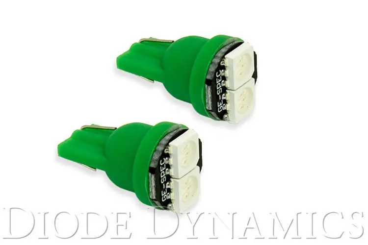 194 Led Bulb Smd2 Led Green Pair Diode Dynamics 1