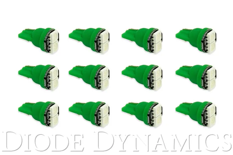 194 Led Bulb Smd2 Led Green Set Of 12 Diode Dynamics 1