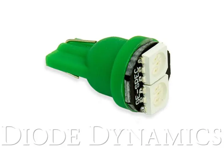 194 Led Bulb Smd2 Led Green Single Diode Dynamics 1