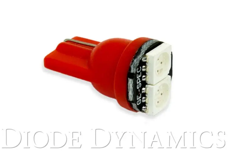 194 Led Bulb Smd2 Led Red Single Diode Dynamics 1