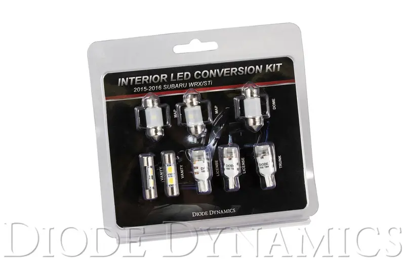 2015-2019 Subaru Wrx Interior Light Kit Stage 2 Cool White Diode Dynamics 1