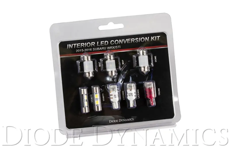 2015-2019 Subaru Wrx Interior Light Kit Stage 2 Red Diode Dynamics 1