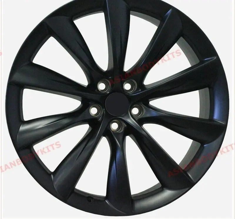 22" Wheels Rims Fit Tesla Model X 22X9 22X10 (Black) 1