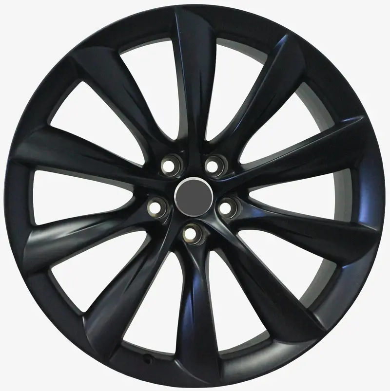 22" Wheels Rims Fit Tesla Model X 22X9 22X10 (Black) 2