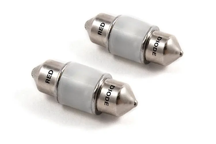 29Mm Hp6 Led Bulb Red Pair Diode Dynamics 1