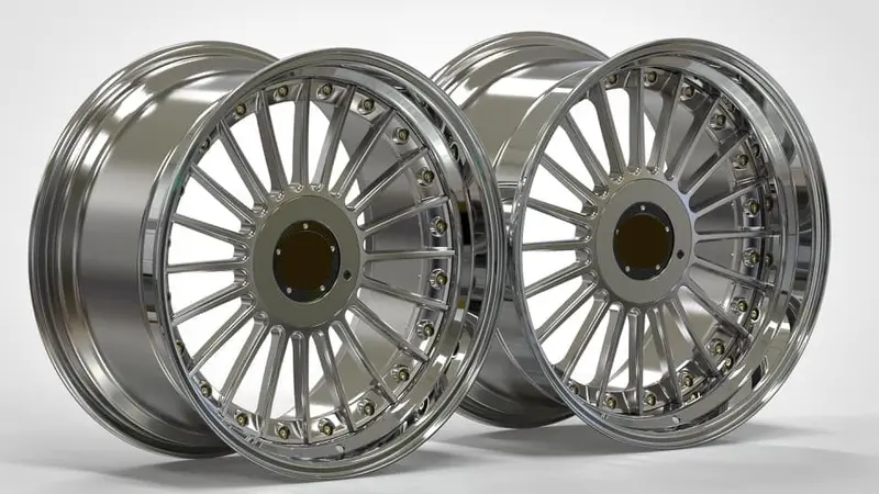 3-Piece Forged Wheels For Bmw E34 E38 5 Series 7 Series 1