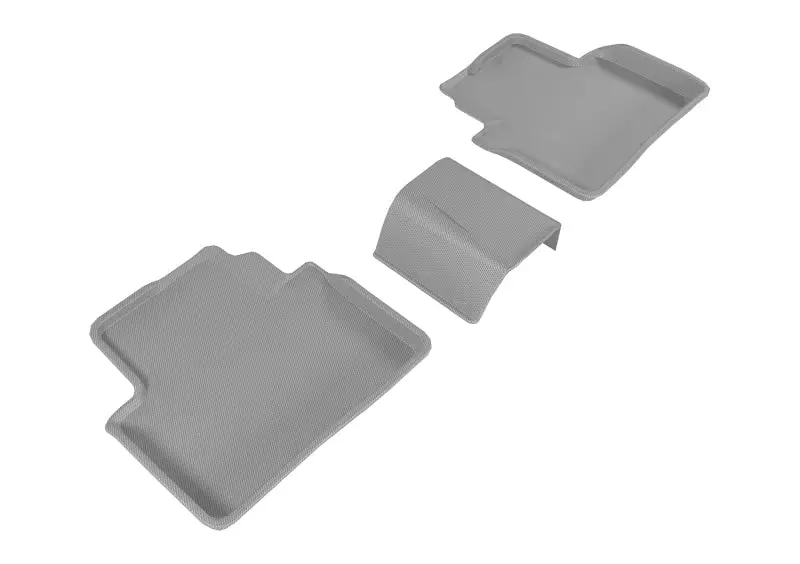 3D Maxpider 2016-2020 Honda Civic Kagu 2Nd Row Floormats - Gray 1