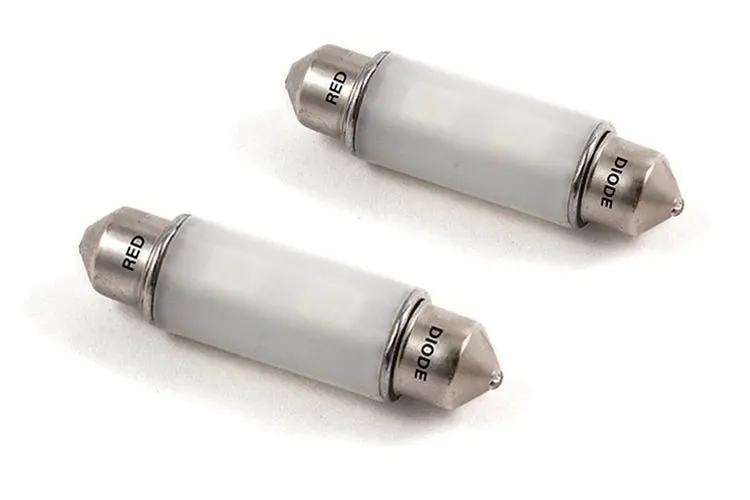 41Mm Hp6 Led Bulb Red Pair Diode Dynamics 1