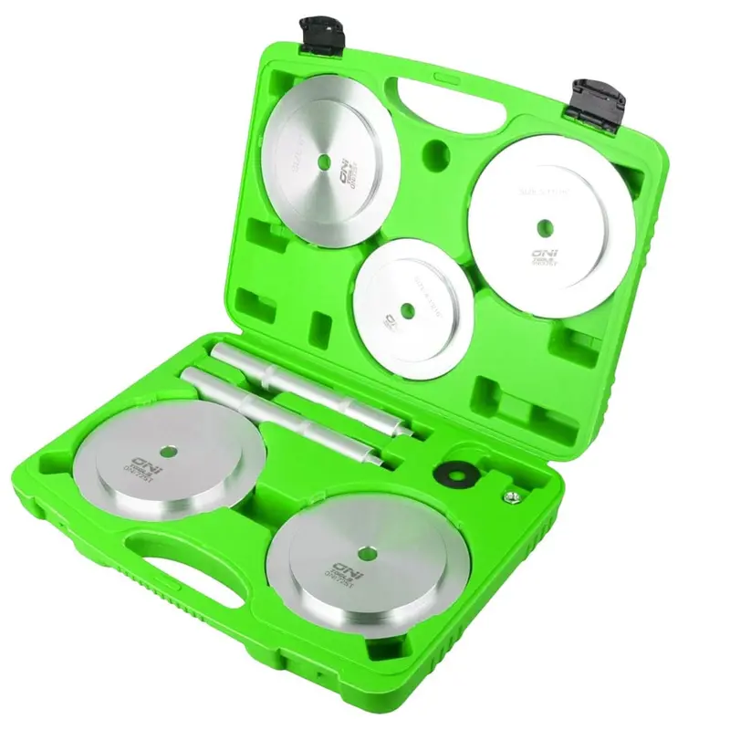 5-Piece Truck Hub Seal Installer Kit For Class 7 & 8 Trucks (1.5”–2.5”) – Heavy-Duty Steel & Blow-Molded Case 1