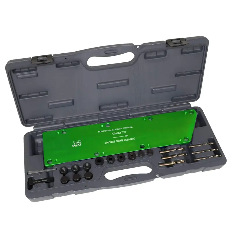 72450 Manifold Bolt Drill Template Kit For Ford 6.2L V8 Super Duty & Raptor Alt 1