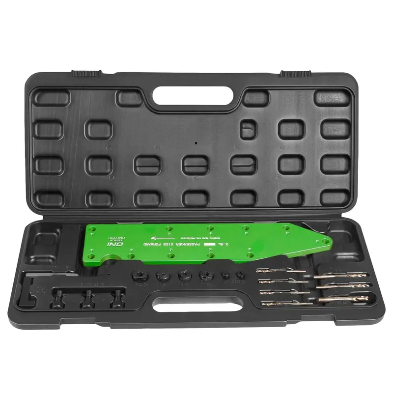 72610 Manifold Drill Template Kit For 3.5L Ecoboost Exhaust Manifold Bolt Removal Alt 1