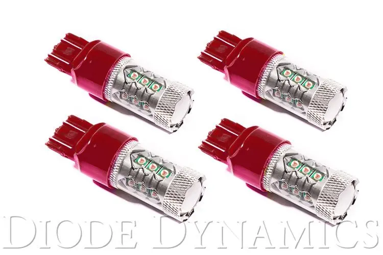 7443 Led Bulb Xp80 Led Red Set Of 4 Diode Dynamics 1