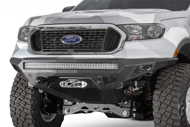 Addictive Desert Designs 19-20 Ford Ranger Stealth Fighter Front Bumper W/ Sensor Cutouts 1
