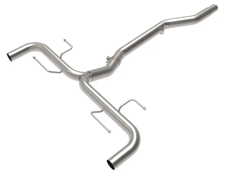 Afe Mach Force-Xp 3 In To 2-1/2 In 304 Stainless Steel Axle-Back Exhaust System Alfa Romeo Giulia 17-25 L4-2.0L (T) 1