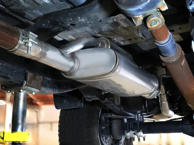 Afe Vulcan Series 2-1/2 In To 3 In 304 Stainless Steel Cat-Back Exhaust System 2
