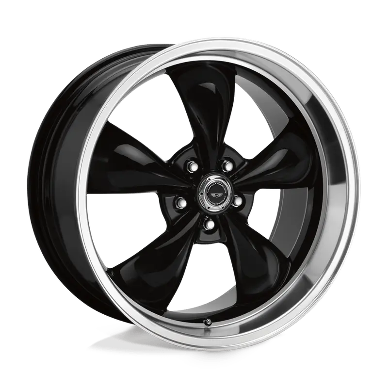 American Racing Torq Thrust M - Gloss Black W/ Machined Lip 1