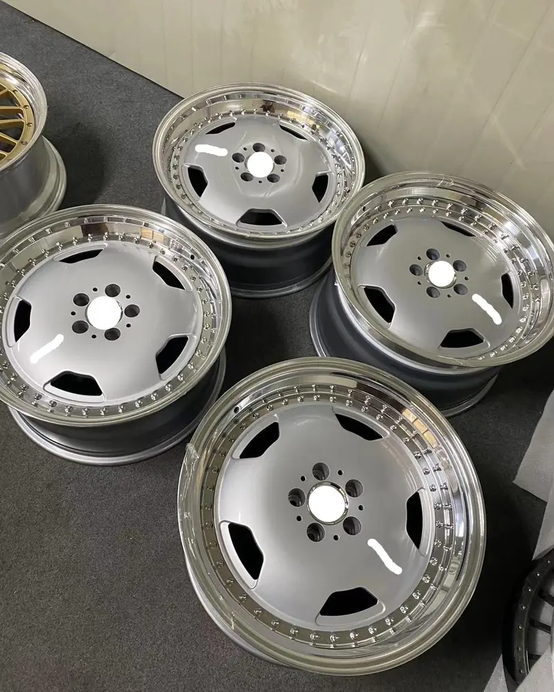 Amg Monoblock Retro Edition 3-Piece Forged Wheels Rims For Mercedes-Benz S-Class W140 E-Class W124 W210 3