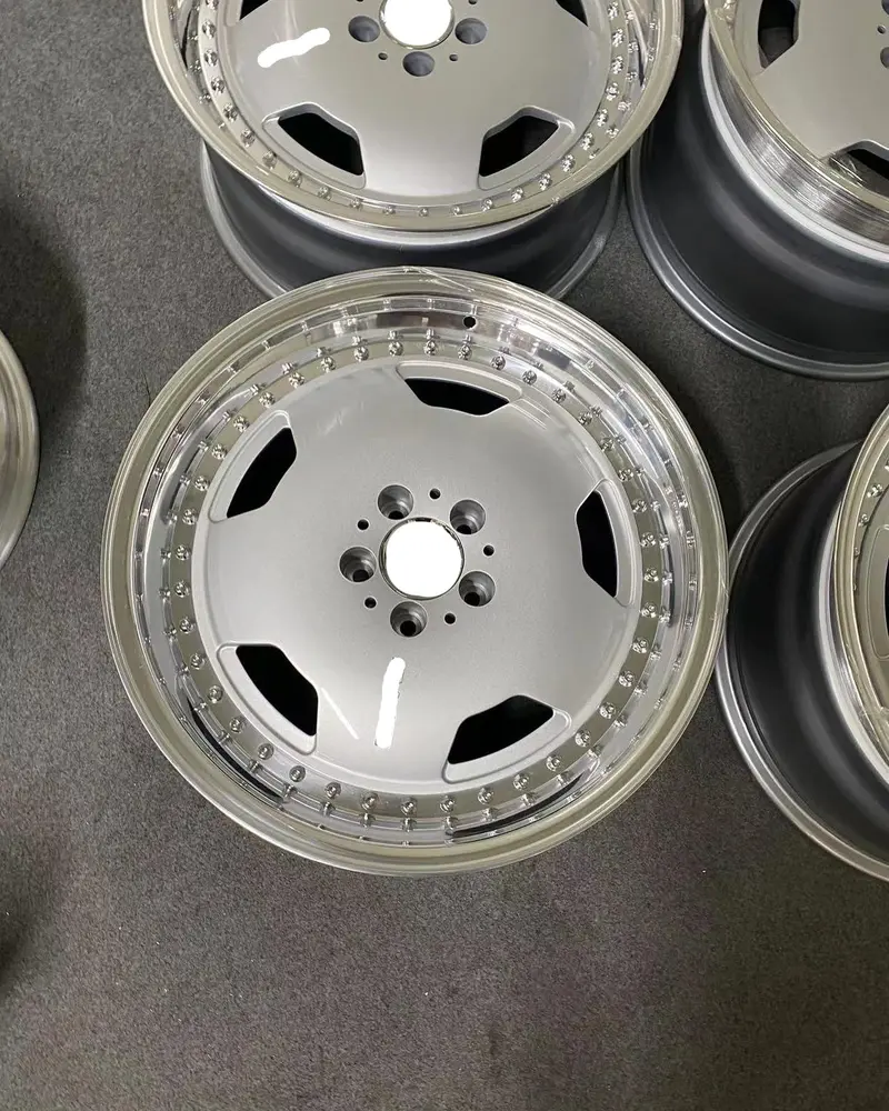 Amg Monoblock Retro Edition 3-Piece Forged Wheels Rims For Mercedes-Benz S-Class W140 E-Class W124 W210 4