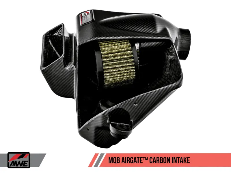 Awe Tuning Vw Gti/Golf R Mk7 1.8T/2.0T 8V (Mqb) Carbon Fiber Airgate Intake W/O Lid 1