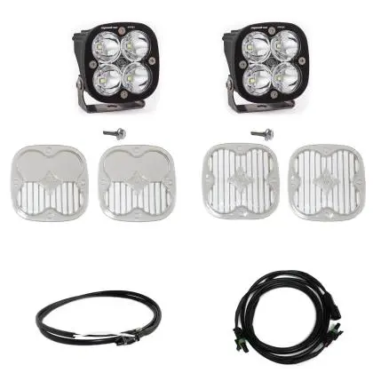 Baja Designs 2021+ Ford Bronco A Piller Light Kit Squadron Pro Spot W/Upfitter 1