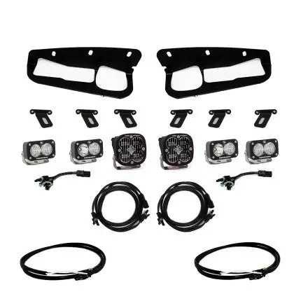 Baja Designs 2021+ Ford Bronco Clear Sae Fog Pocket Kit W/Upfitter 1
