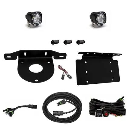 Baja Designs 2021+ Ford Bronco Dual S2 Sport W/C Reverse Kit W/Lic Plate 1