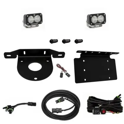 Baja Designs 2021+ Ford Bronco Dual S2 Sport W/C Reverse Kit W/Lic Plate W/Upfitter 1