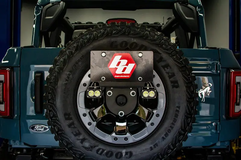Baja Designs 2021+ Ford Bronco Dual S2 Sport W/C Reverse Kit W/Lic Plate W/Upfitter Kit 2