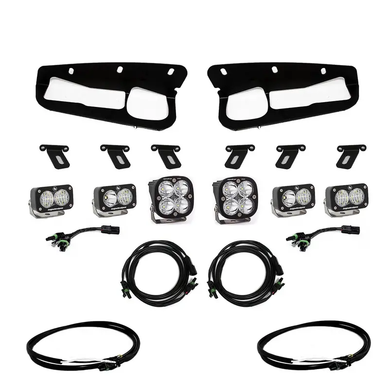 Baja Designs 2021+ Ford Bronco Fog Pocket Kit - Pro W/Upfitter Kit 1