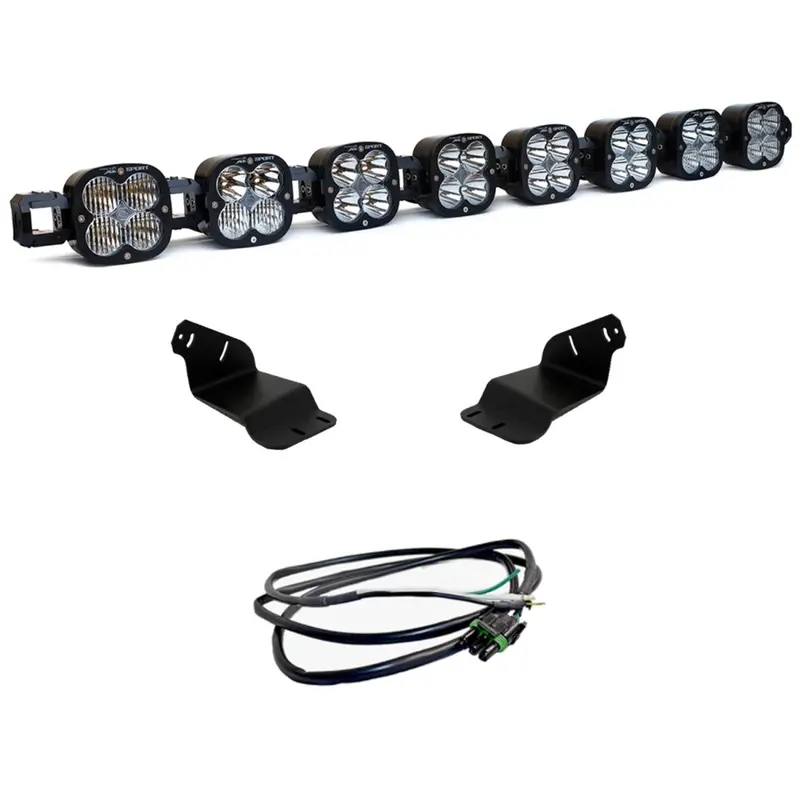 Baja Designs 2021+ Ford Bronco Roof Light Bar Kit 8 Xl Linkable W/Upfitter 1