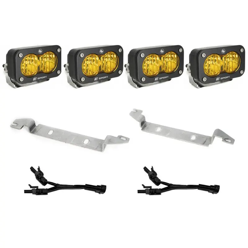 Baja Designs 2024+ Toyota Tacoma S2 Sport Dual Fog Pocket Light Kit 1