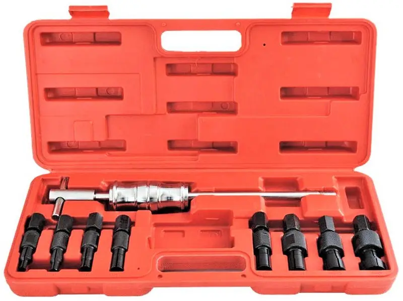 Blind Hole Slide Hammer Extractor Set Inner Bearing Puller Kit 9Pc 1