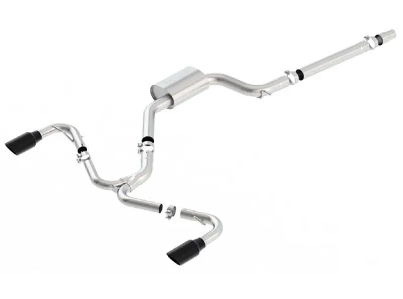 Borla 2018 Volkswagen Gti (Mk7.5) 2.0T At/Mt Ss S-Type Catback Exhaust W/Black Chrome Tips 1