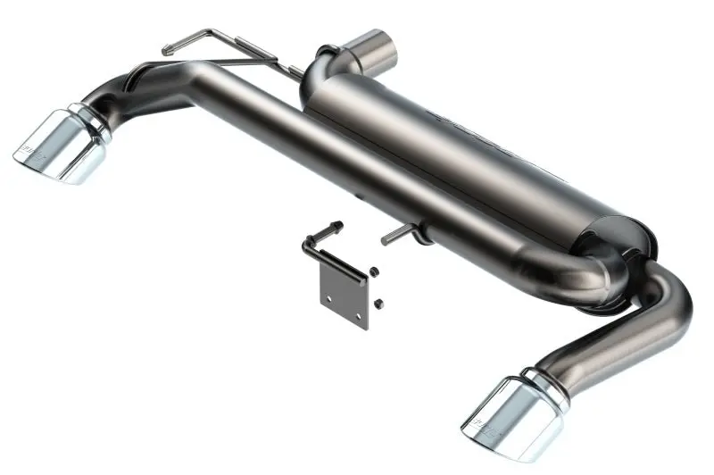 Borla 21-22 Ford Bronco 2.3L 4Wd Touring Axle Back Exhaust W/ Bright Chrome Tips 1