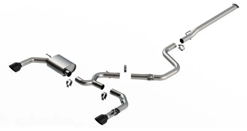 Borla 22-23 Hyundai Elantra N 2.0L 4 Cyl. Turbo At/Mt Atak Catback Exhaust Black Chrome 1