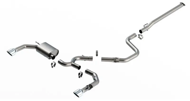 Borla 22-23 Hyundai Elantra N 2.0L 4 Cyl. Turbo At/Mt Atak Catback Exhaust Bright Chrome 1