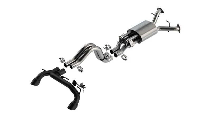 Borla 22-24 Ford Bronco Raptor V6 Turbo At 2Wd / 4Wd Atak Catback Exhaust W/ 4In Tips 2