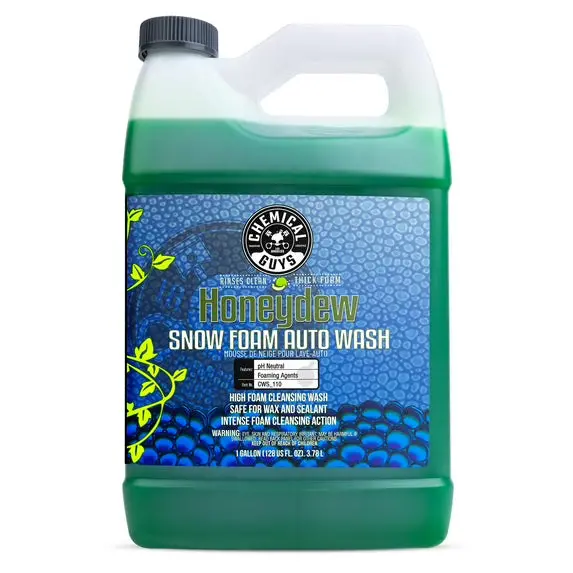 Chemical Guys Honeydew Snow Foam Auto Wash Cleansing Shampoo - 64Oz 1