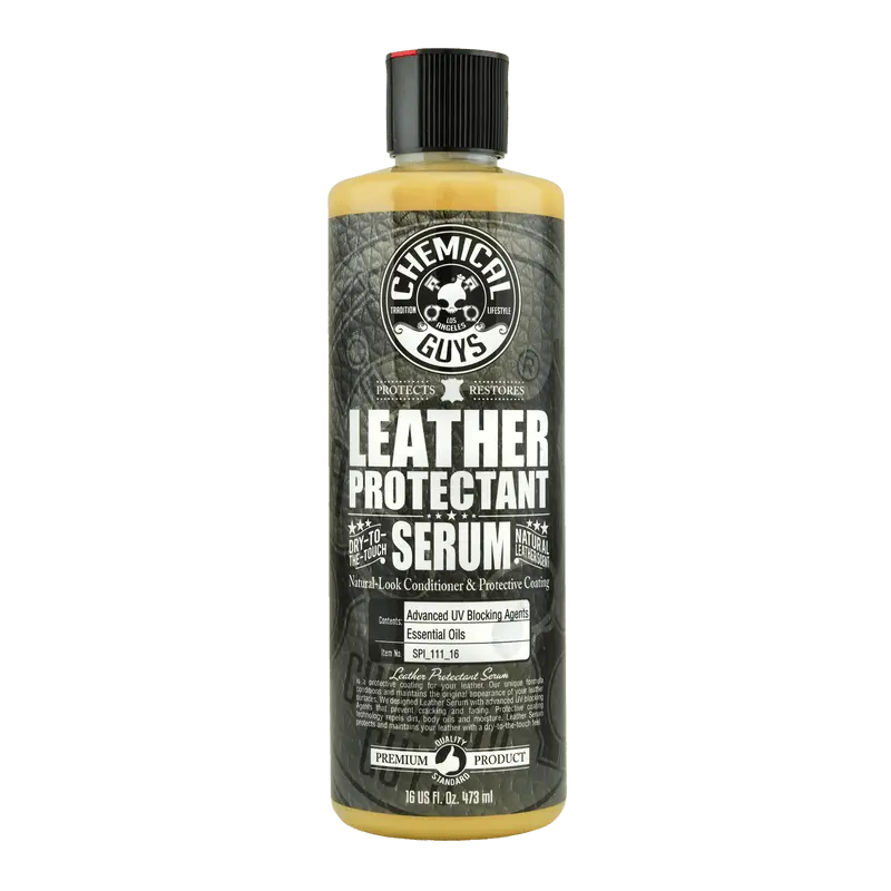 Chemical Guys Leather Serum Natural Look Conditioner & Protective Coating - 16Oz 1