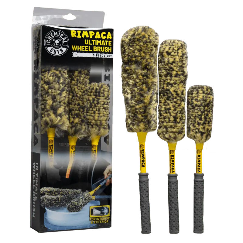 Chemical Guys Rimpaca Ultimate Wheel Brush Set - 3 Pcs 1
