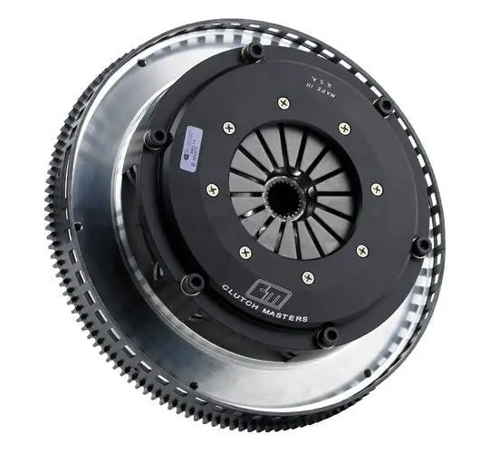 Clutch Masters 08-10 Evo X 2.0L Turbo 5 Spd Street 8.5" Twin Disc Clutch Kit W/ Steel Fw Push Type 1