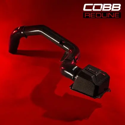 Cobb 14-19 Ford Fiesta St Redline Carbon Fiber Intake System - Gloss Finish 1